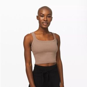 Lululemon Athletica Ribbed Crop Top